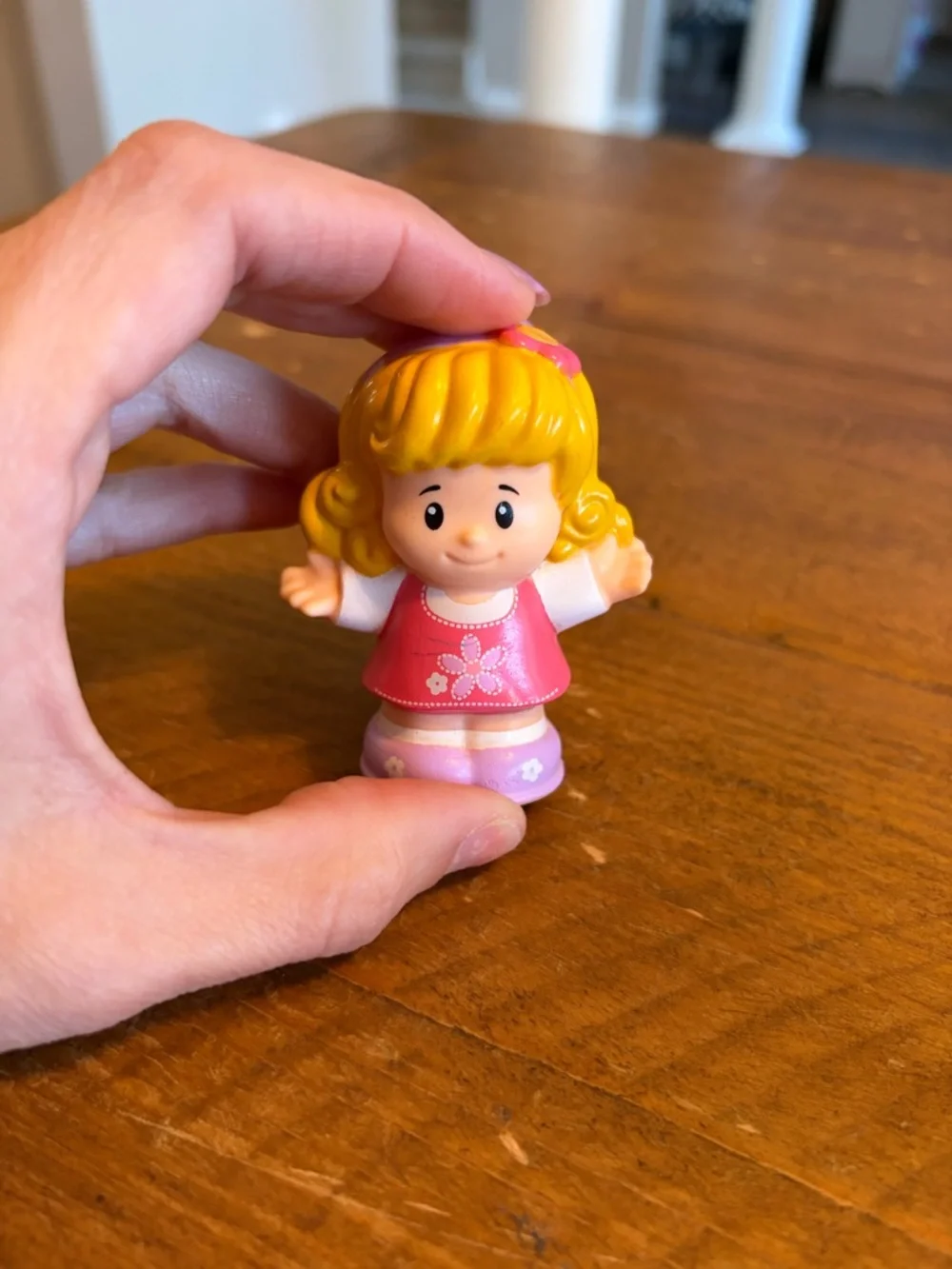 Fisher Price Little People blonde haired girl as is